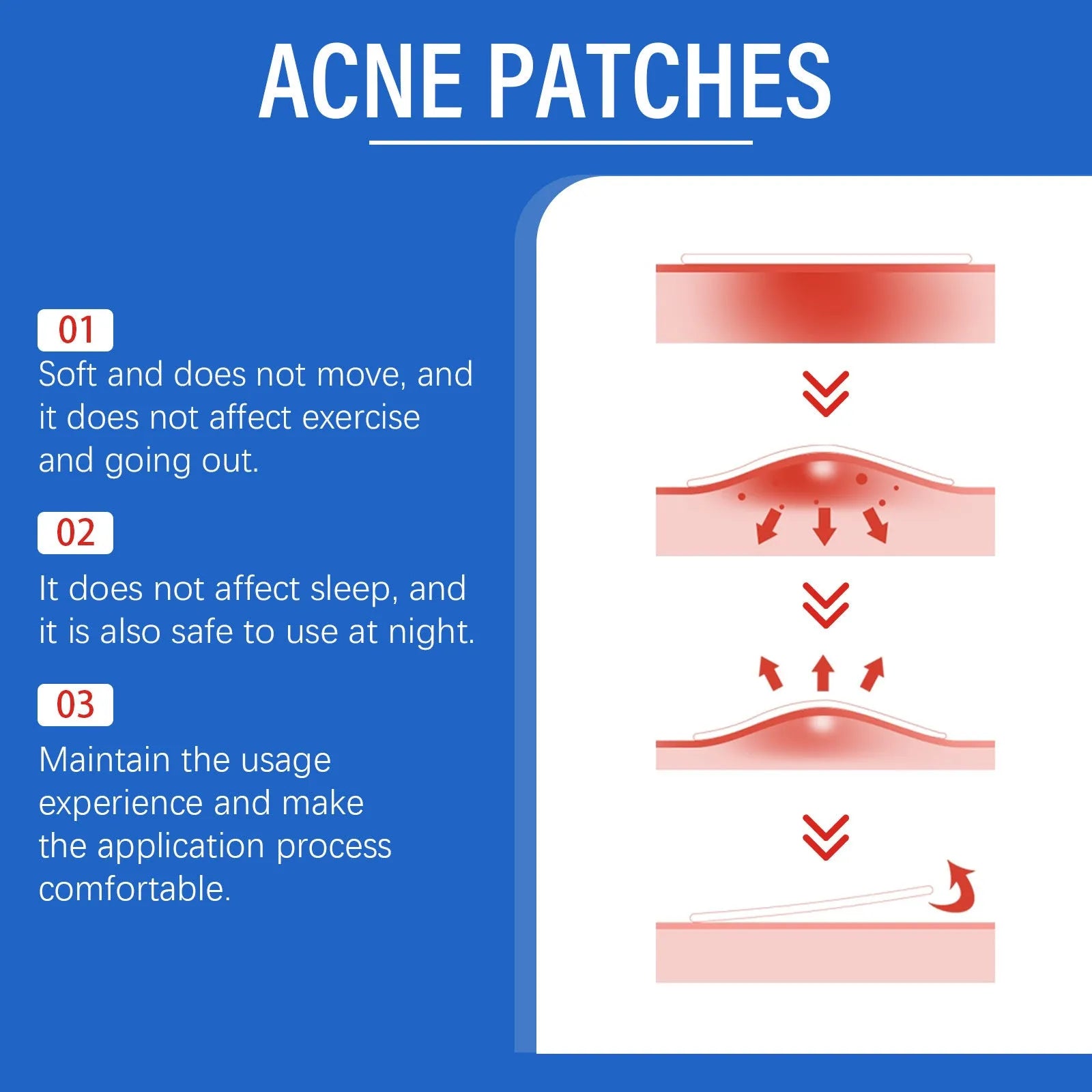 216 hydrocolloid acne patches with tea tree oil and vitamin E for blemish treatment