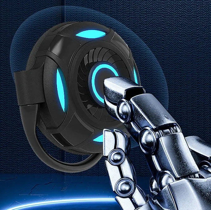Black and white wireless Bluetooth earphones with hanging ear design