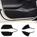 Carbon fibre protective film for Tesla Model S car door interior panels