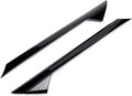 Gloss black Ford front windshield trim panel set with product codes BB5Z-7803144-AA and BB5Z-7803145-AA
