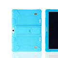 Silicone protective case for 10.1-inch tablet in various colours with integrated bracket feature