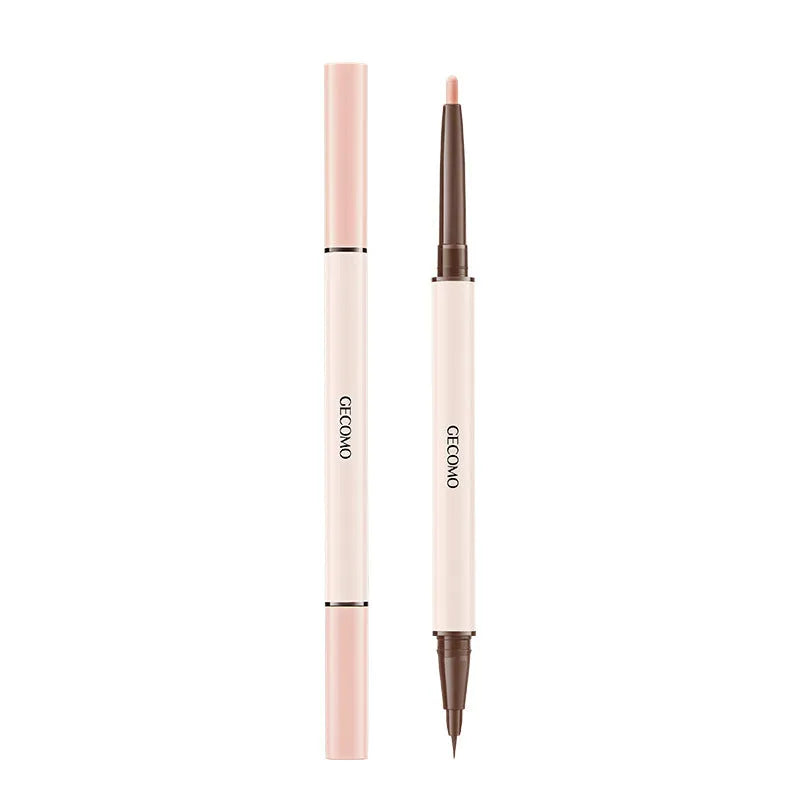 Stereoscopic Star Eyes Double Headed Silkworm Pen liquid eyeliner in pearlescent shades.
