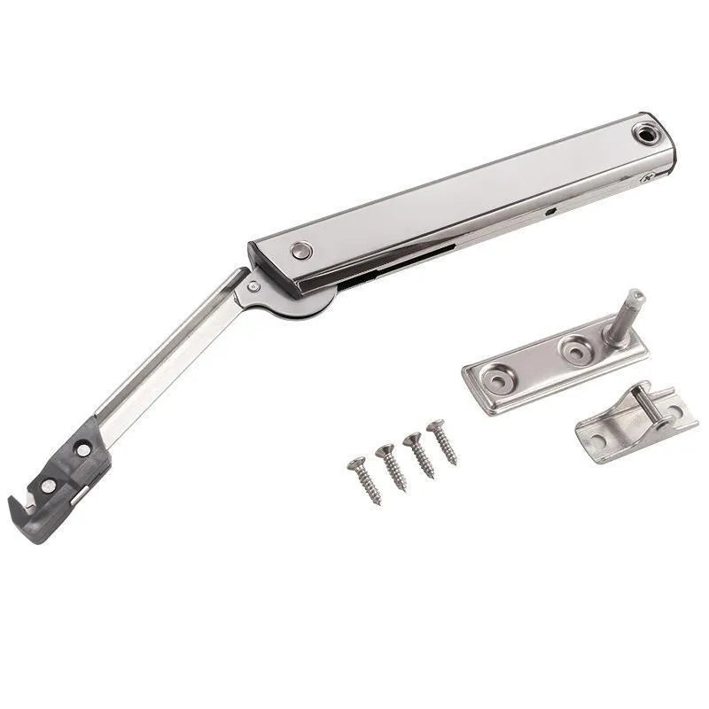 Cold rolled steel adjustable support rod for tatami cabinet with spring jackstay mechanism.