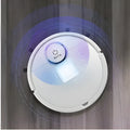 Automatic sweeping robot with ABS plastic housing and built-in lithium battery for floor cleaning.