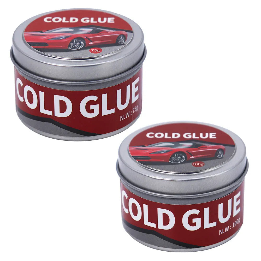 Automobile depression repair cold glue container for car body dent and bumper damage restoration