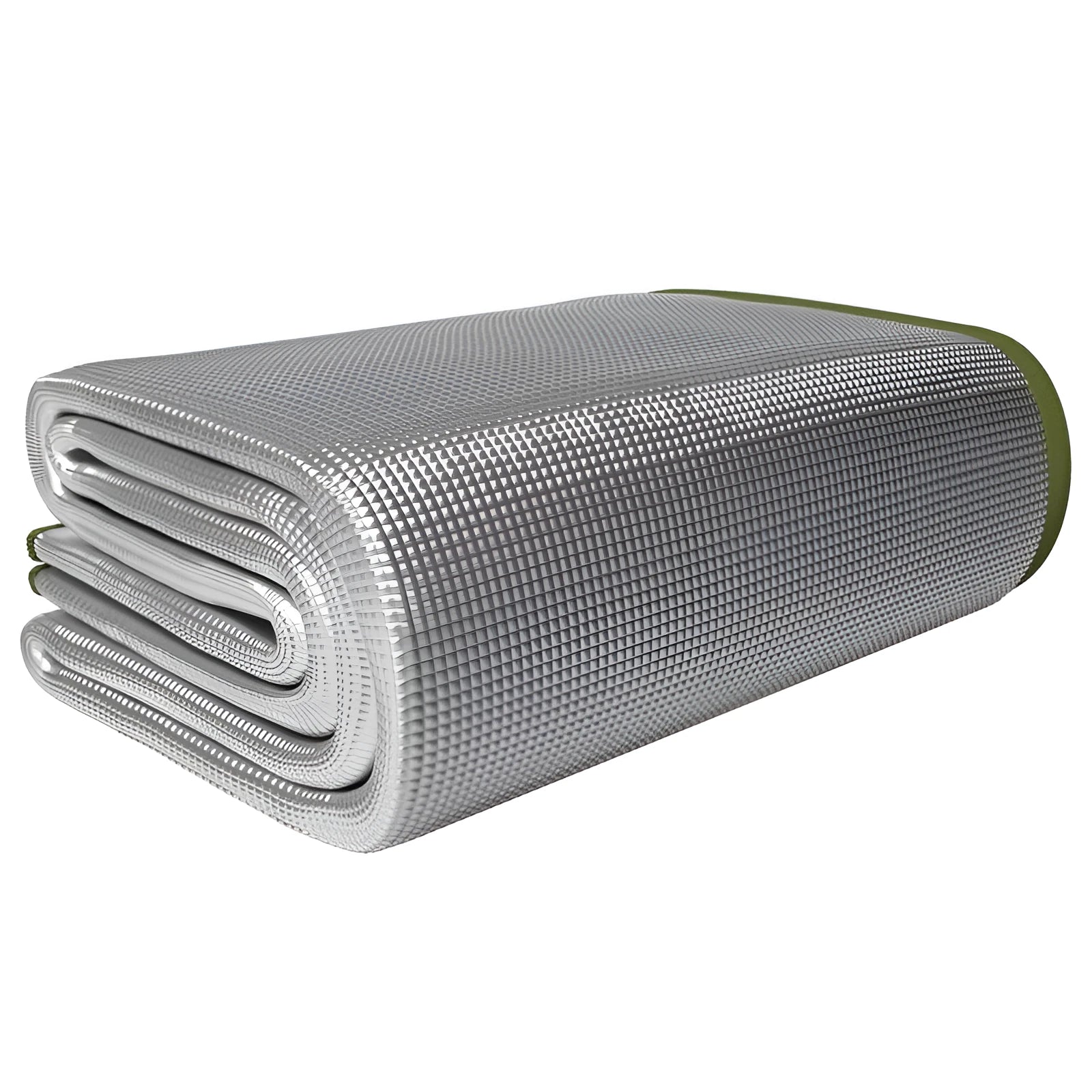 8mm thick pearl cotton explosion-proof camping mat in 200x200cm size on grass with tent background