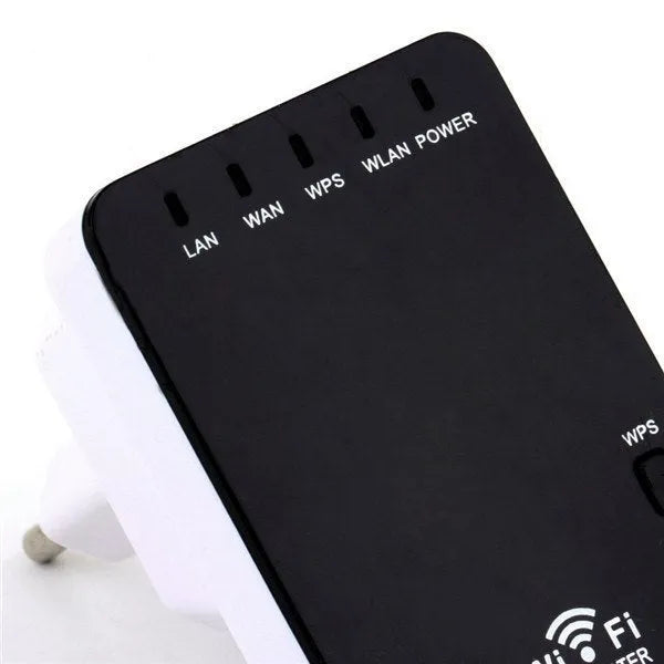 300Mbps Wireless-N mini router with wifi repeater extender functionality in compact travel design