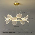 Italian minimal acrylic chandelier ceiling light iron frame 80cm circle