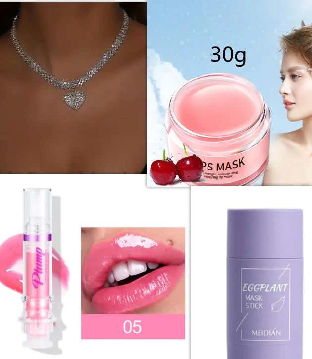 Boxed lip mask product with 20-30g moisturising formula for dry lip care