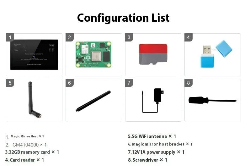 13.3-inch integrated computer touch display panel with voice assistant for Raspberry Pi CM4 projects.