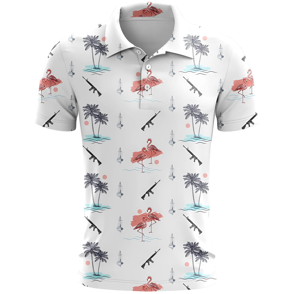 3D printed sports short sleeve t-shirt in bird eye cloth polyester fabric with colour patterns