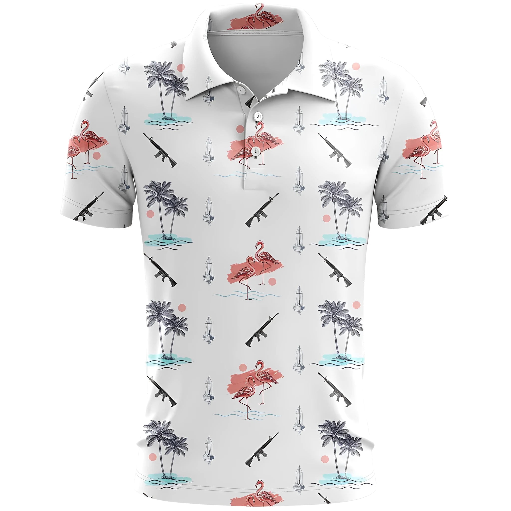 3D printed sports short sleeve t-shirt in bird eye cloth polyester fabric with colour patterns