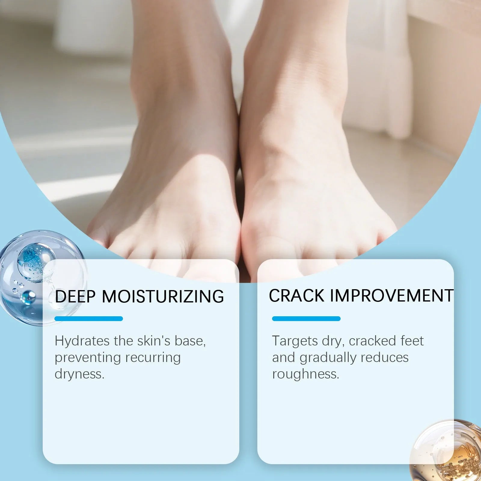 Urea foot care stick 30g with aloe vera and shea butter for cracked heels