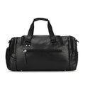 Large black travel shoe bag with separate compartment for footwear organisation measuring 52cm
