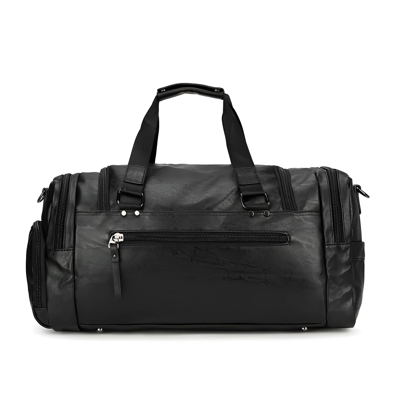 Large black travel shoe bag with separate compartment for footwear organisation measuring 52cm
