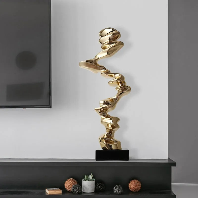 Abstract still life ornament in Ran Ran Rose colours for modern interior decoration