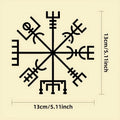 13x13cm square vegetarian no charm vinyl car sticker for glass application