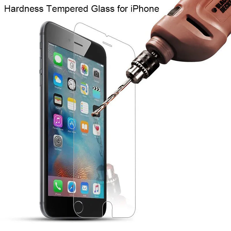 Tempered glass iPhone screen protector with anti-fingerprint features