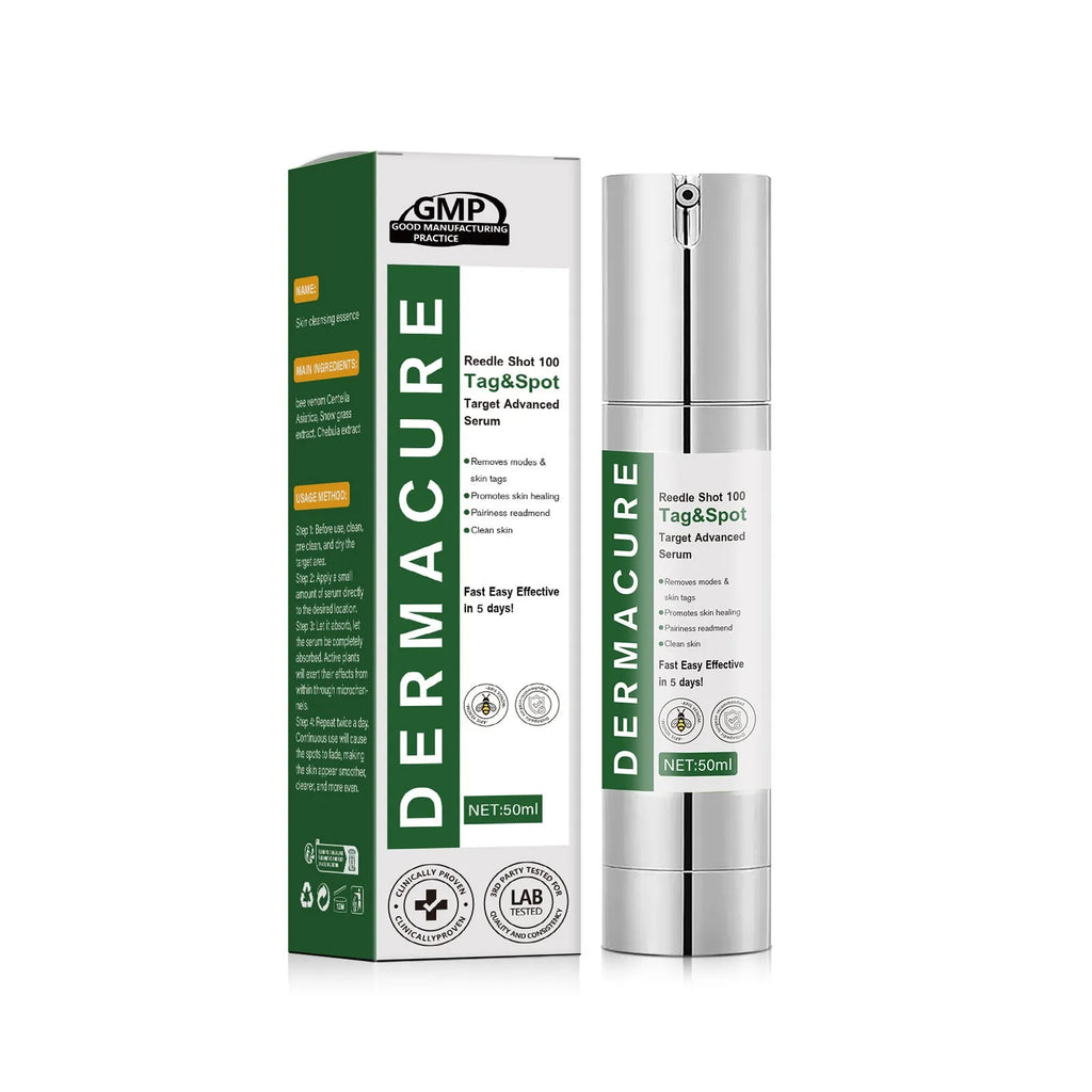 50ml bottle of gentle facial care solution with non-standard formulation for sensitive skin