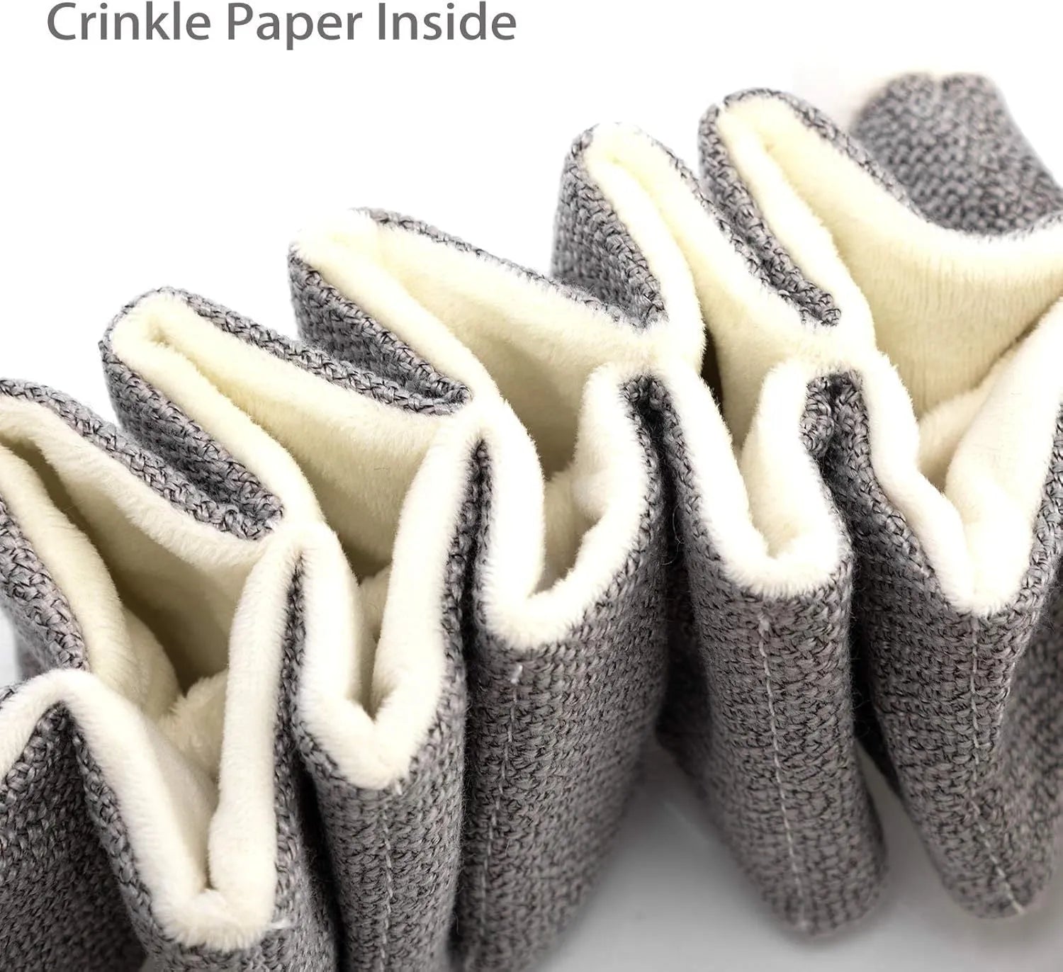 Grey koala plush dog chew toy measuring 30cm with crinkle paper sounds