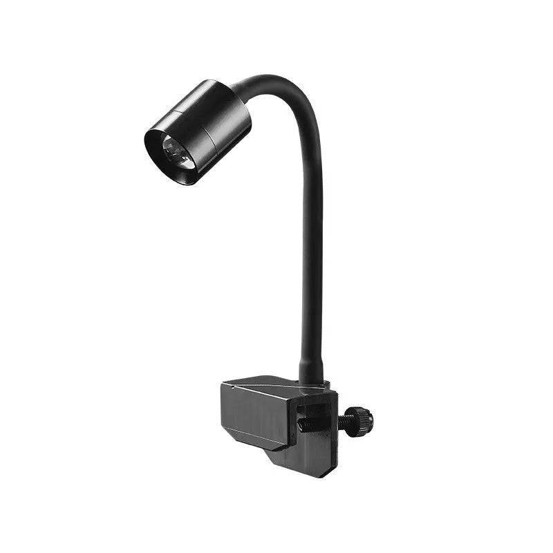 Mini LED fish bowl light with clip-on mount for 15-40cm small aquariums
