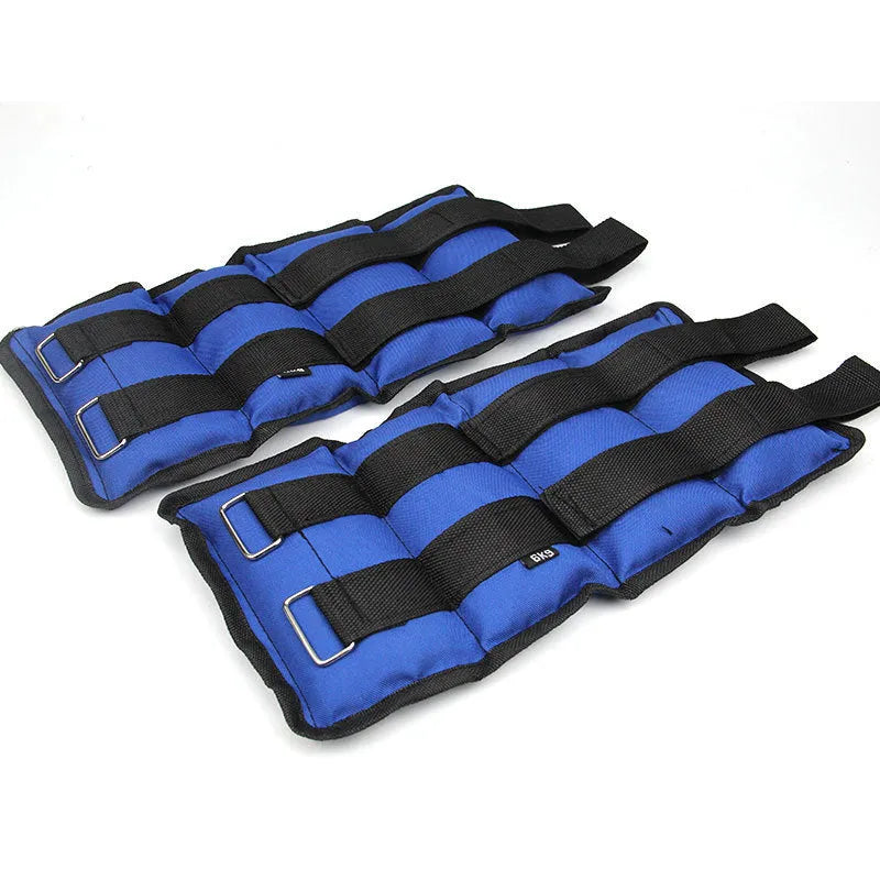 A pair of Oxford cloth legging sandbags for athletic training in various weight options