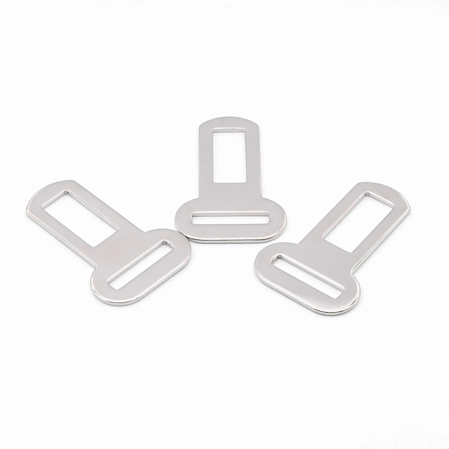 26mm silvery metal pet leash safety buckle with carabiner clip for vehicle restraint