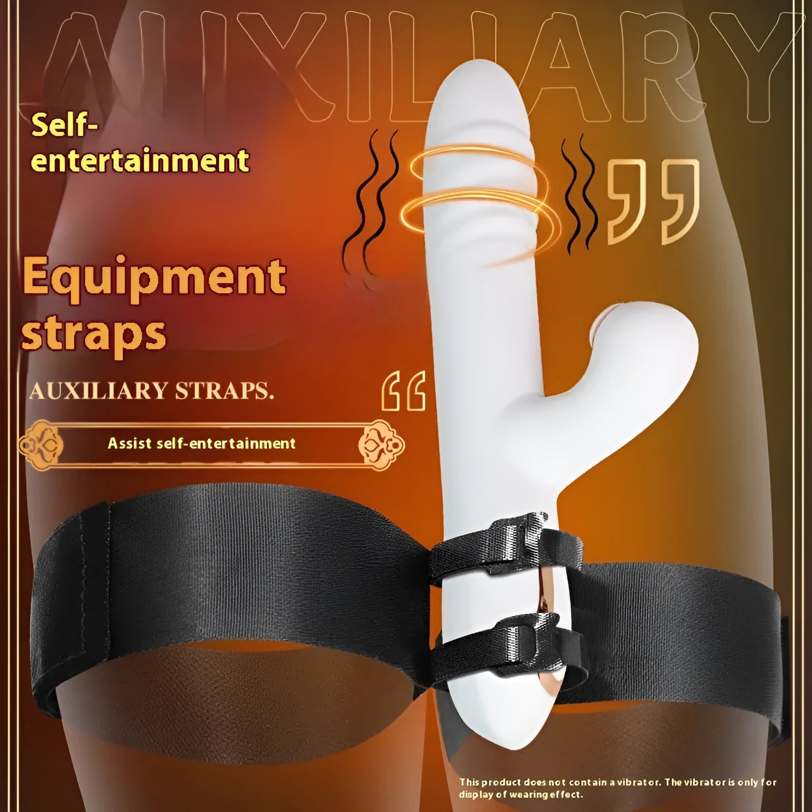 Black knitted belt strap for adult toy tools accessory