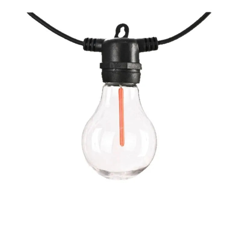 Waterproof outdoor decorative string lights with 10 LED lights on 5 metre cable for garden and wedding decoration