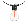 Waterproof outdoor decorative string lights with 10 LED lights on 5 metre cable for garden and wedding decoration