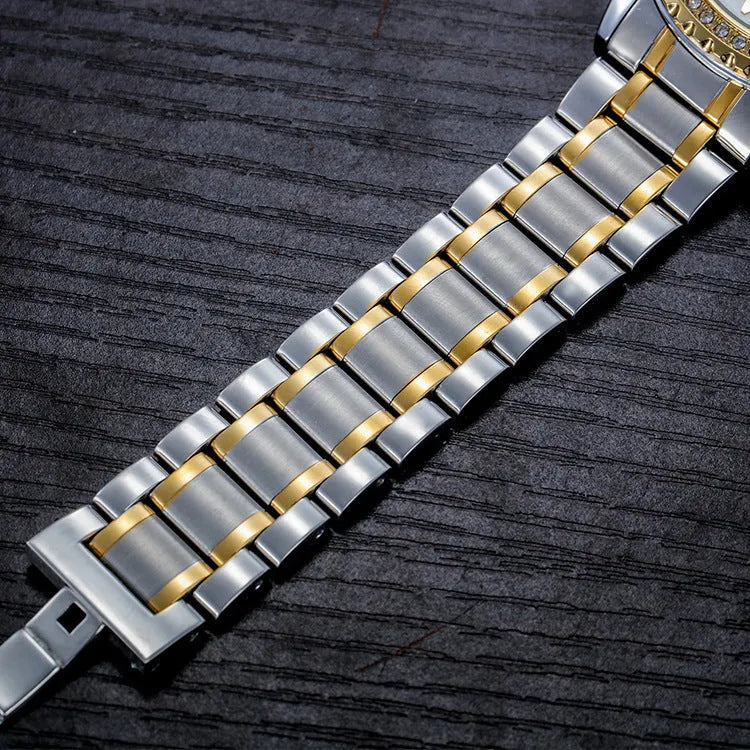 Fashionmonger men's waterproof automatic mechanical watch with luminous hands in business style design