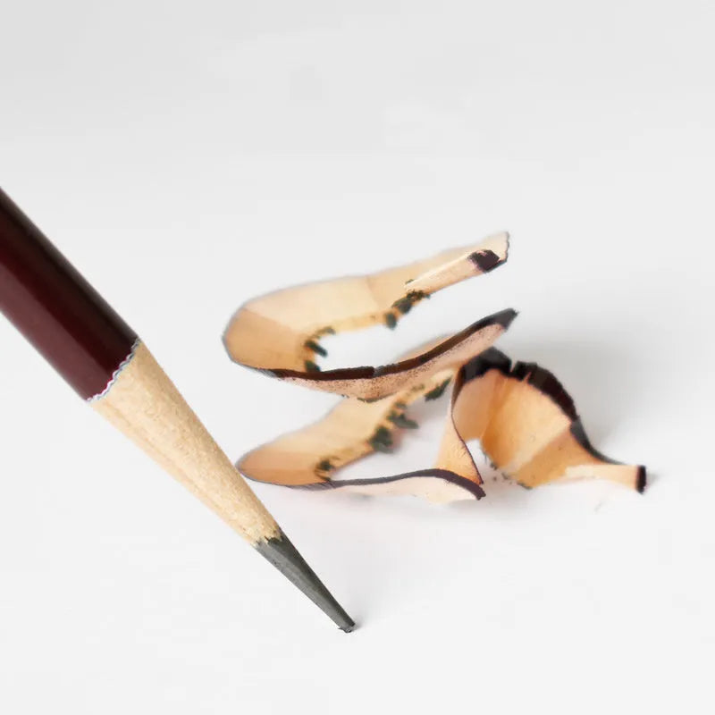 Professional drawing charcoal set showing multiple pencil grades from 4H to 14B with specialist soft carbon tools