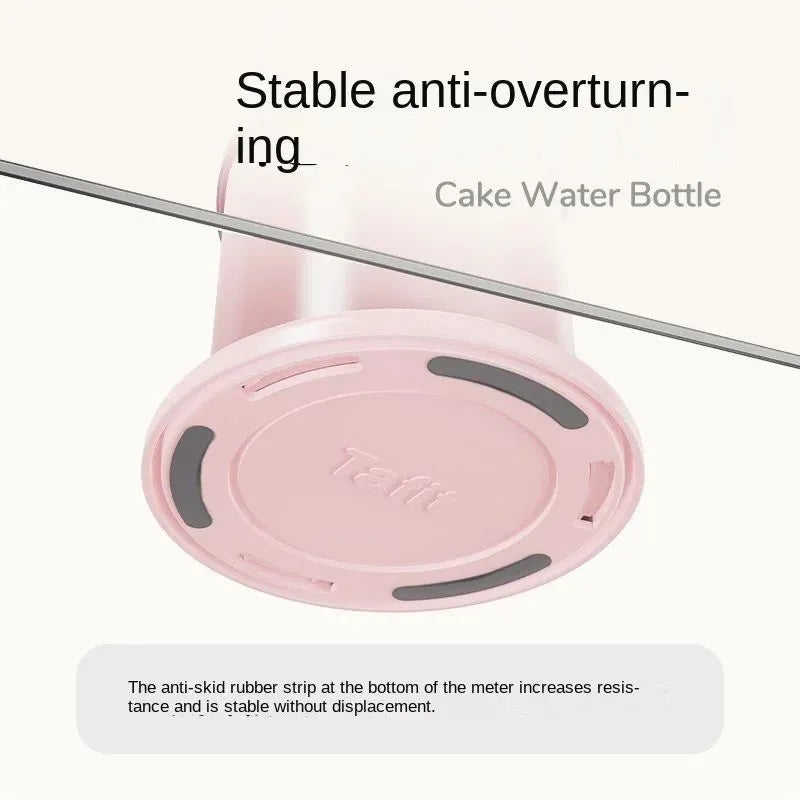 Cream Cake Hamster Kettle 125ml small pet drinker in high borosilicate glass with plastic cap, green colour