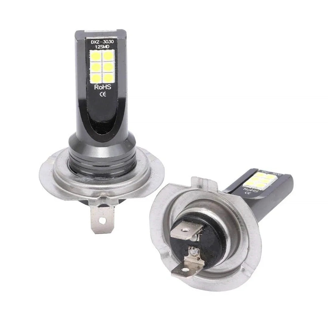 H7 socket 110W LED car fog light with aluminium body and 12 SMD beads.