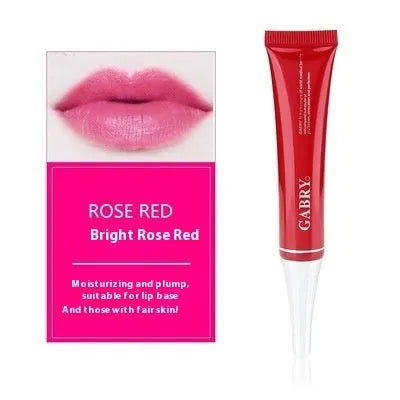 Vermilion lip gloss cosmetic product showing five colour shades in waterproof long-lasting formula