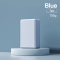 High-density EVA foam yoga block measuring 23x15x7.6cm with twelve grip ridges in solid colour