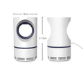 Large white photocatalyst mosquito killer lamp with silent UV light and bionic induction for indoor use up to 50 square metres