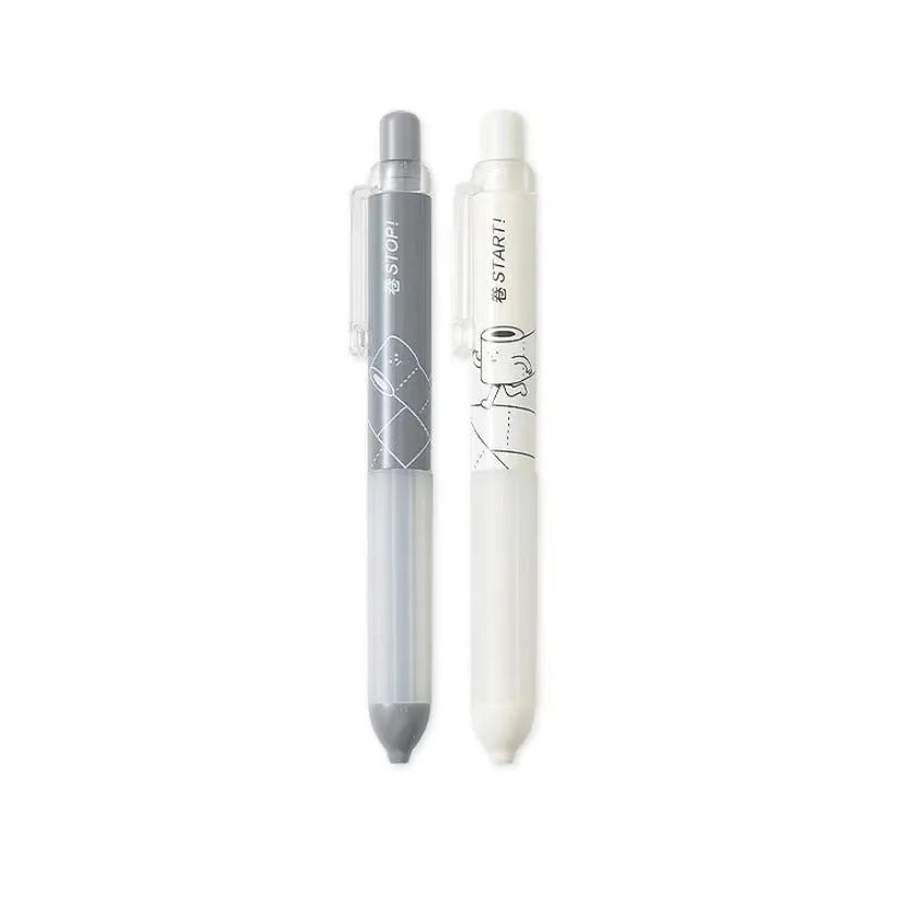 0.5mm automatic pencil with cloud grip in black or white colour options