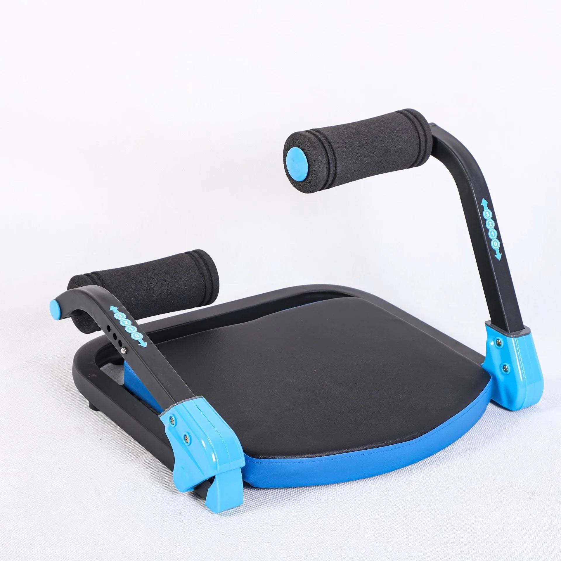 Household mini multifunctional abdominal device in sky blue or red colour for fitness and body shaping