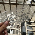 Transparent 3D vinyl car door handle bowl protector stickers, 4 piece set.