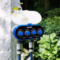 Dual timed intelligent irrigation automatic watering device with digital display