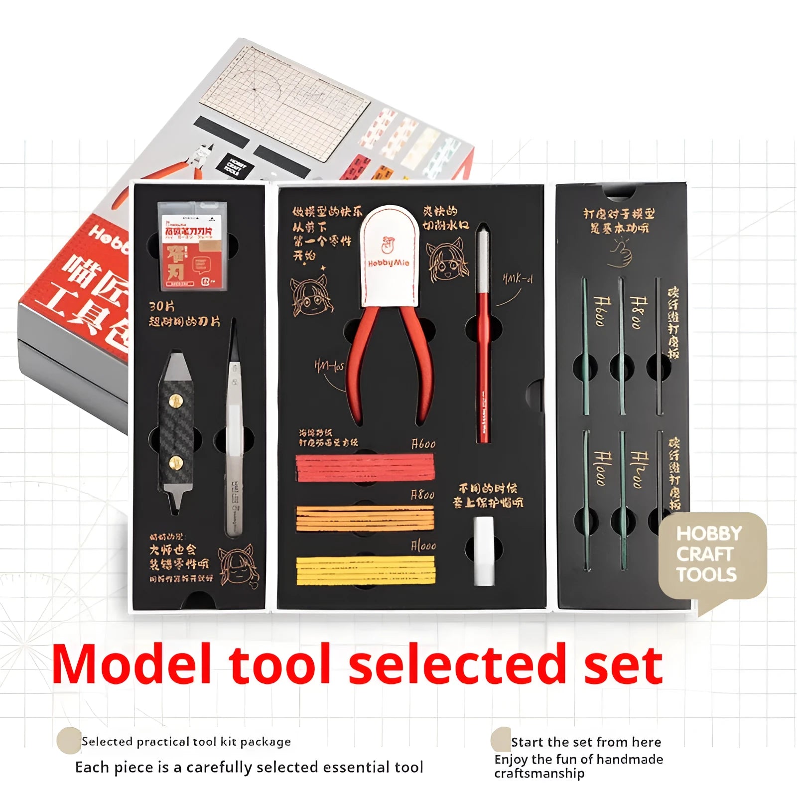 Meow Maker metal model tool set with complete hand suit components for craft projects