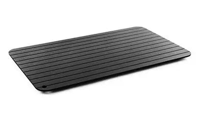 Black aluminum defrosting tray for thawing frozen meat without electricity
