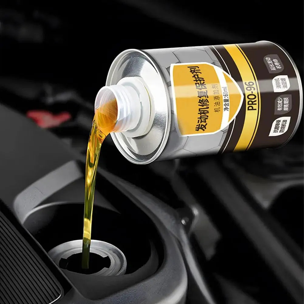 White-capped 60ml engine anti-wear protective agent oil additive bottle