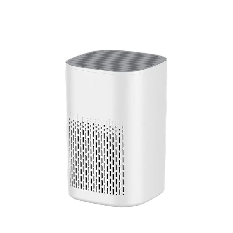 Simple style desktop air purifier with USB connection and panel heating for small rooms