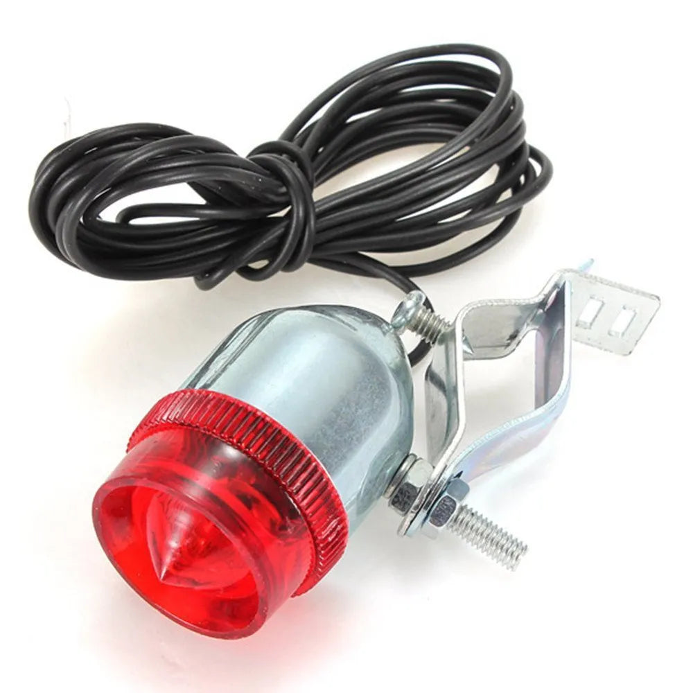 Bicycle generator light modification kit with dynamo unit and wiring for friction-powered illumination
