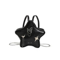 Women's soft PU messenger mini backpack in black, white or silver with shoulder and crossbody straps