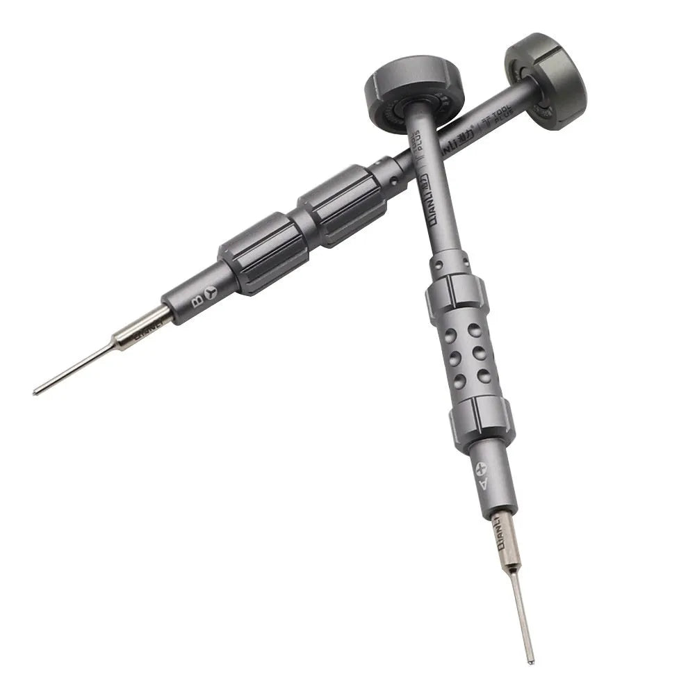 iPhone T2 cross triangle tail screwdriver with grenade-shaped aviation alloy handle and multiple bit types