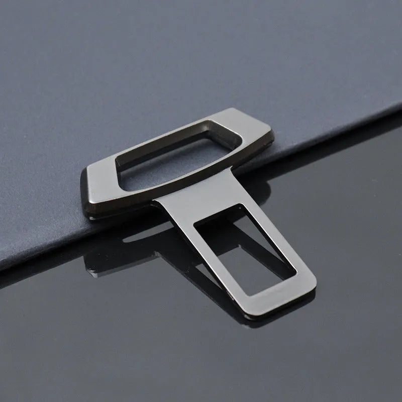 Metal car dashboard silencer insert in matte black, gold, and silver colour options.