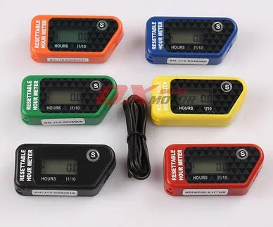 YSDS black waterproof electronic maintenance timer with LCD display for vehicles and equipment